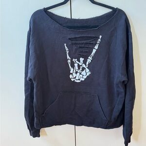 The Drive Distressed Rock n Roll Sweatshirt